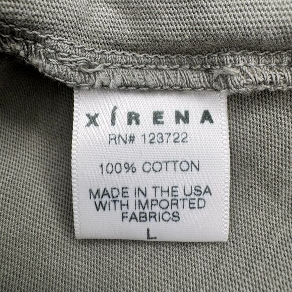 XiRENA Womens Pia Sleeveless Maxi Dress Size L Olive Sprig Cotton Casual Stretch - Picture 9 of 12